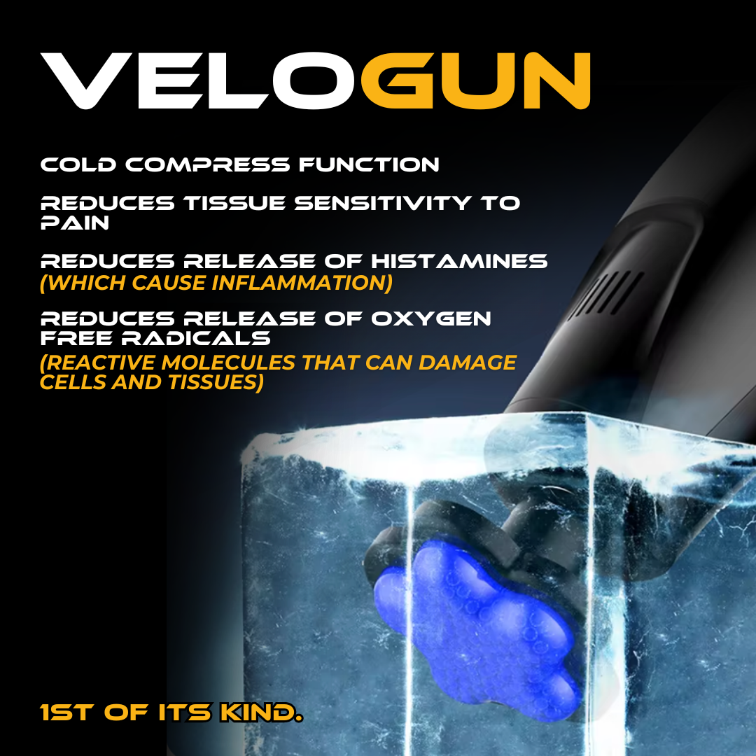 VeloGun Cold Therapy Recovery Massage Gun